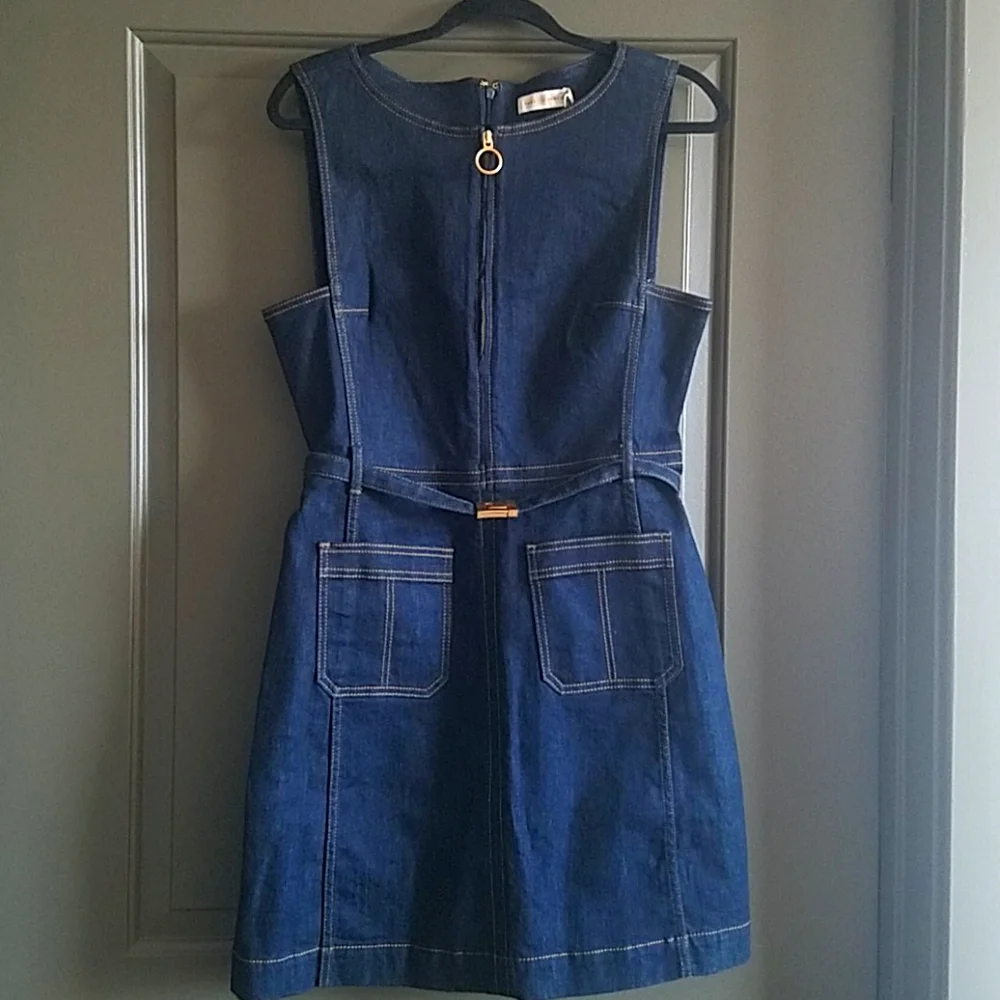 Tory Burch Blue Denim Dress - Picture 1 of 4